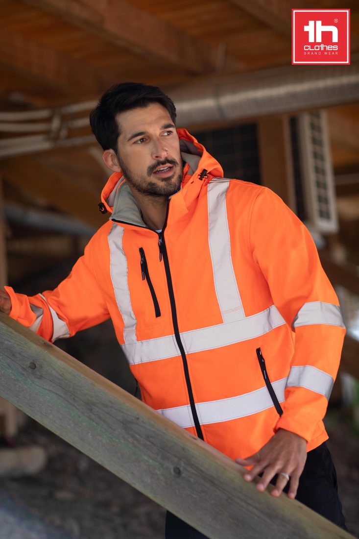 Modelo Zagreb Work — Softshell alta-visibilidade