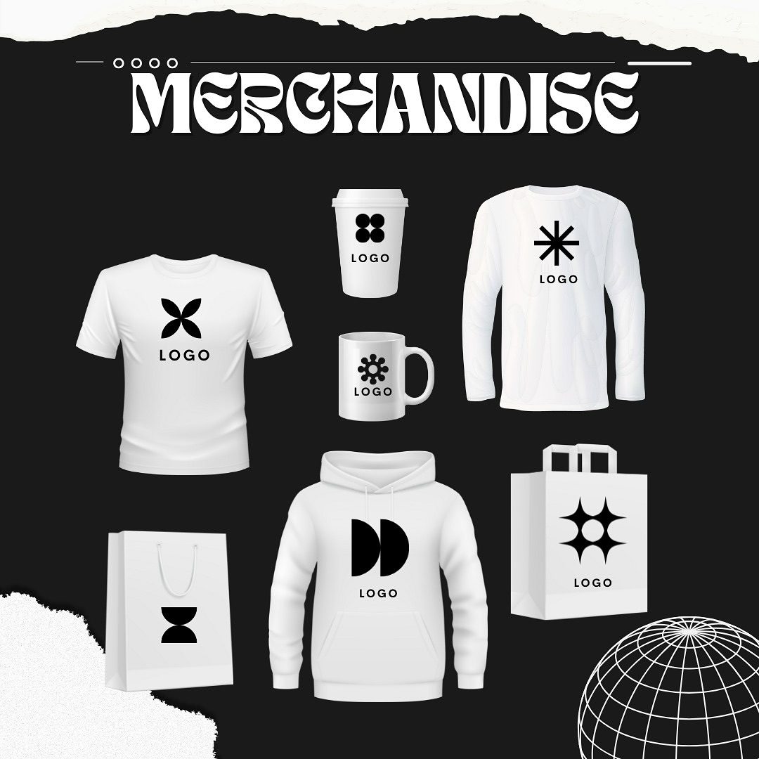 Merchandising personalizado — t-shirts, canecas, sacos e hoodies